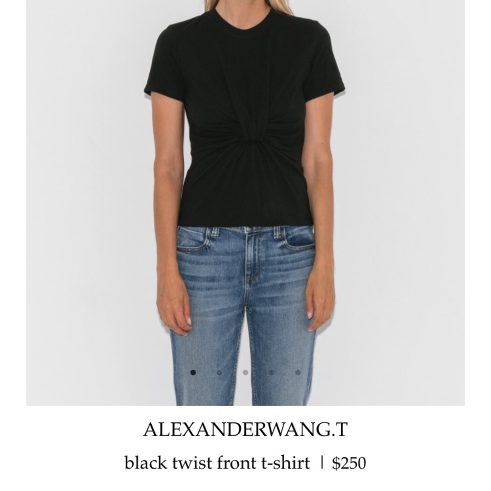 ALEXANDER WANG Perfect Black Tee (never worn)